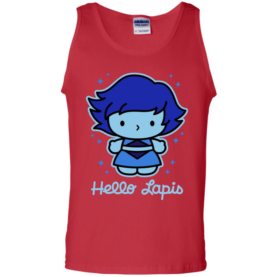 T-Shirts Red / S Hello Lapis Men's Tank Top