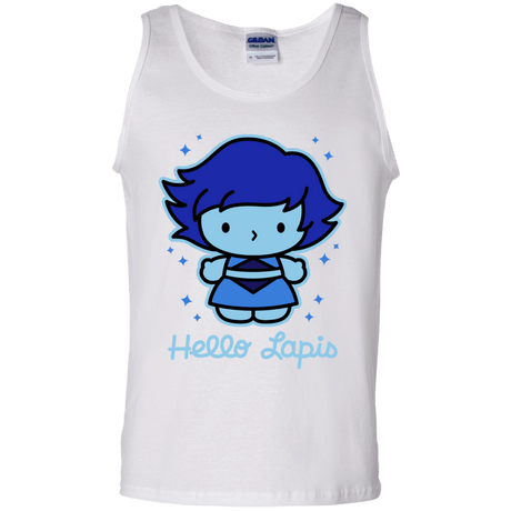 T-Shirts White / S Hello Lapis Men's Tank Top