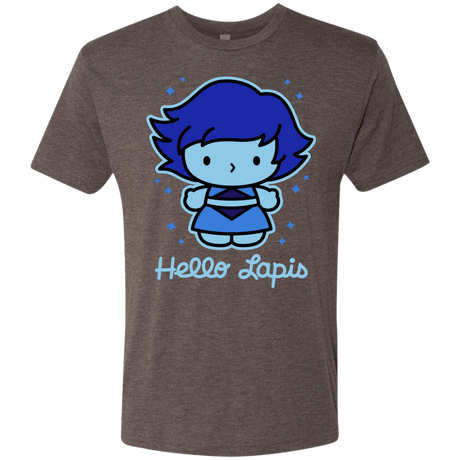 T-Shirts Macchiato / S Hello Lapis Men's Triblend T-Shirt