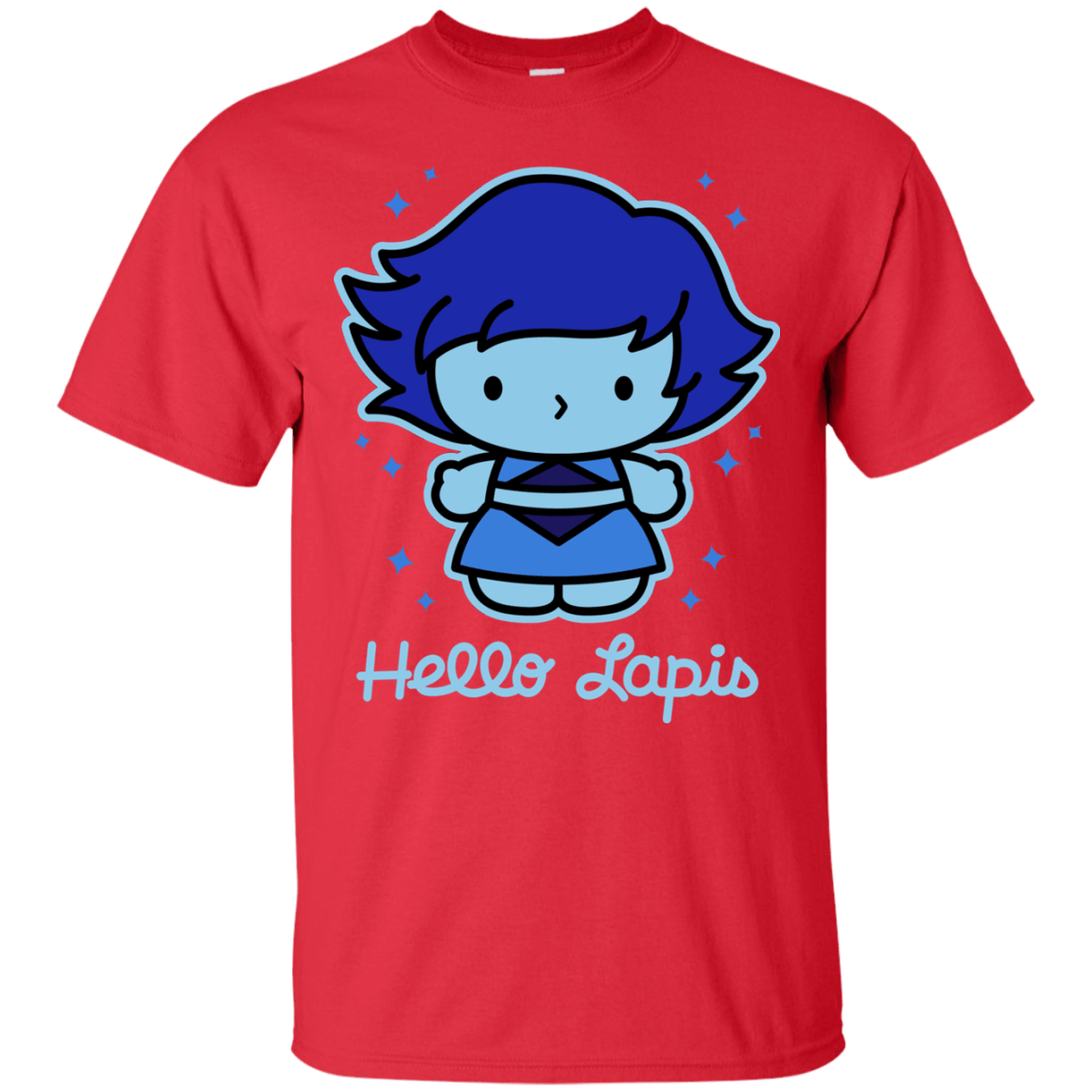 T-Shirts Red / S Hello Lapis T-Shirt