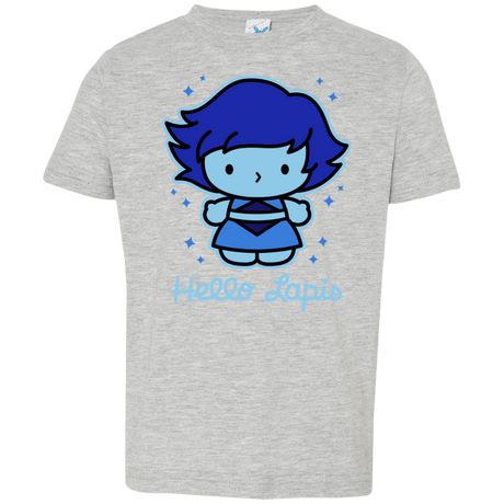 T-Shirts Heather Grey / 2T Hello Lapis Toddler Premium T-Shirt