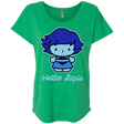 T-Shirts Envy / X-Small Hello Lapis Triblend Dolman Sleeve