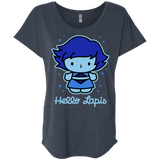 T-Shirts Vintage Navy / X-Small Hello Lapis Triblend Dolman Sleeve