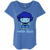 T-Shirts Vintage Royal / X-Small Hello Lapis Triblend Dolman Sleeve