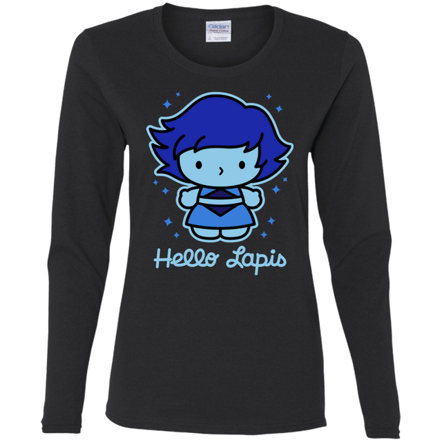 T-Shirts Black / S Hello Lapis Women's Long Sleeve T-Shirt