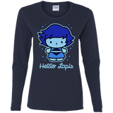T-Shirts Navy / S Hello Lapis Women's Long Sleeve T-Shirt