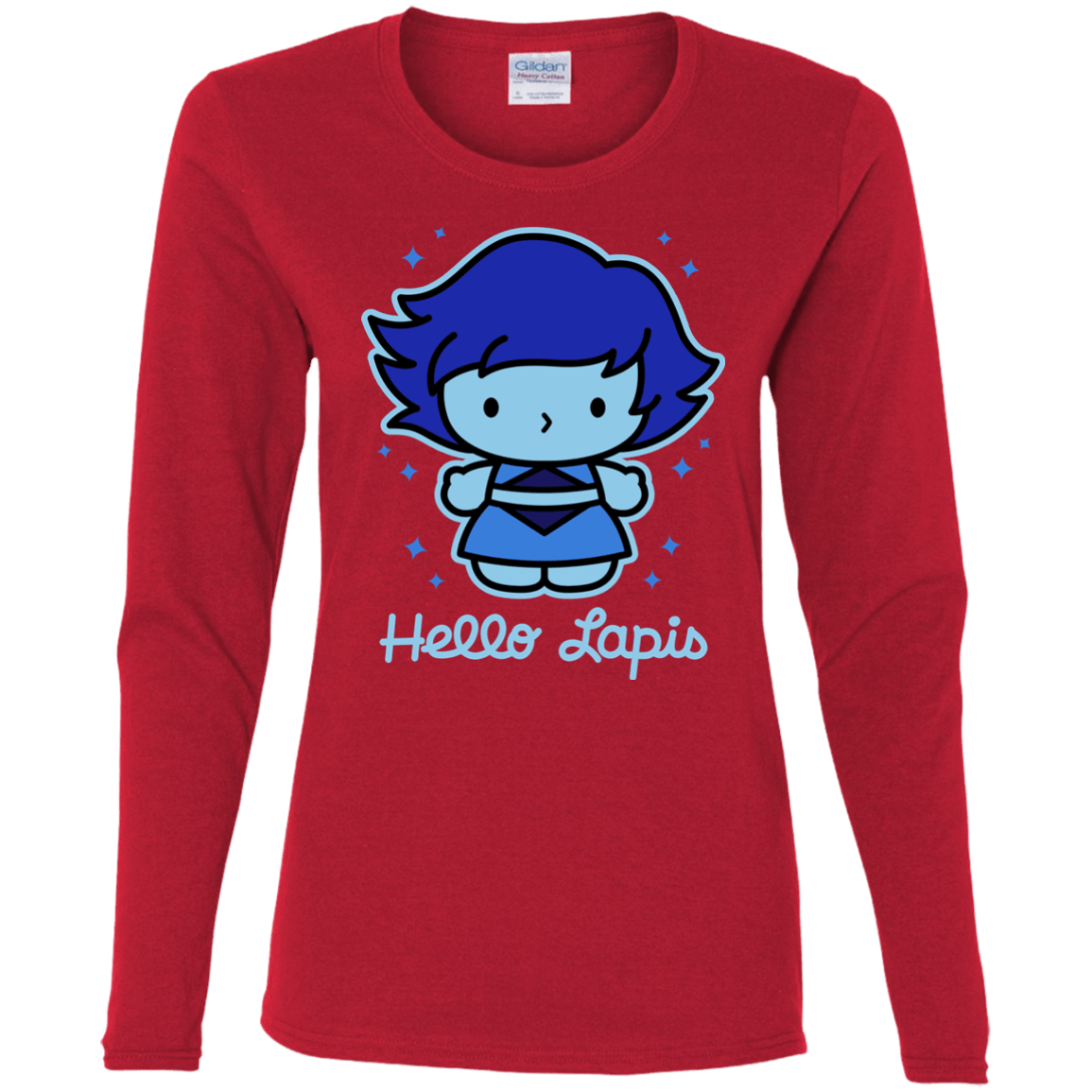 T-Shirts Red / S Hello Lapis Women's Long Sleeve T-Shirt