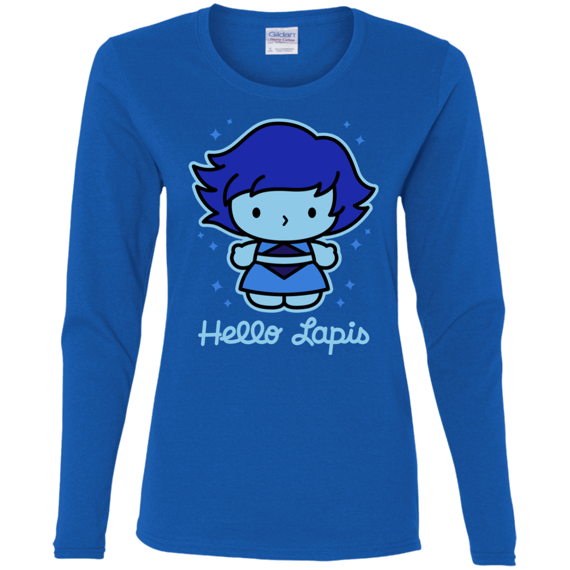 T-Shirts Royal / S Hello Lapis Women's Long Sleeve T-Shirt