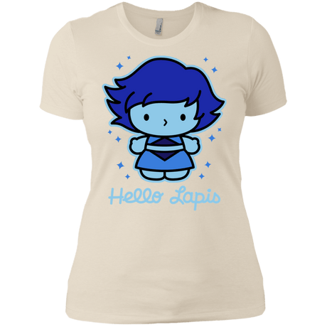 T-Shirts Ivory/ / X-Small Hello Lapis Women's Premium T-Shirt