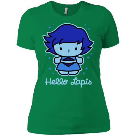 T-Shirts Kelly Green / X-Small Hello Lapis Women's Premium T-Shirt