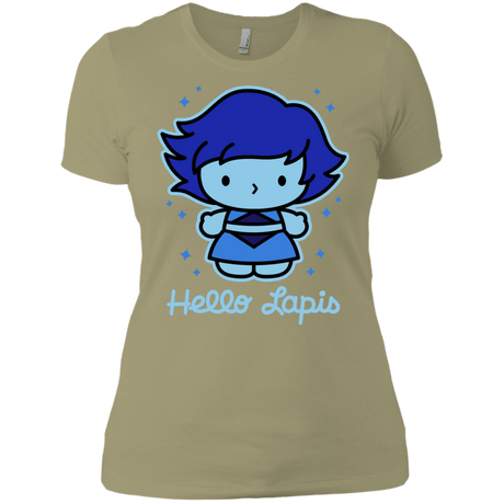 T-Shirts Light Olive / X-Small Hello Lapis Women's Premium T-Shirt