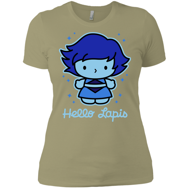 T-Shirts Light Olive / X-Small Hello Lapis Women's Premium T-Shirt