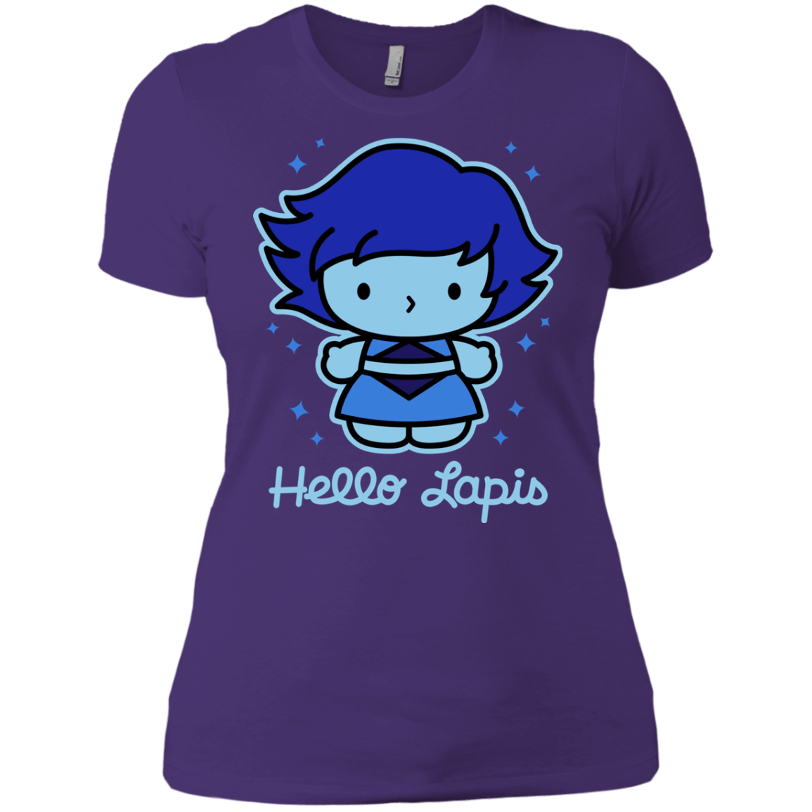 T-Shirts Purple Rush/ / X-Small Hello Lapis Women's Premium T-Shirt