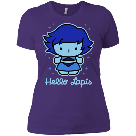 T-Shirts Purple Rush/ / X-Small Hello Lapis Women's Premium T-Shirt