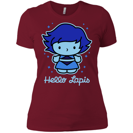 T-Shirts Scarlet / X-Small Hello Lapis Women's Premium T-Shirt