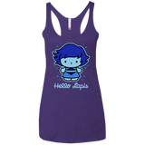 T-Shirts Purple Rush / X-Small Hello Lapis Women's Triblend Racerback Tank