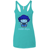 T-Shirts Tahiti Blue / X-Small Hello Lapis Women's Triblend Racerback Tank