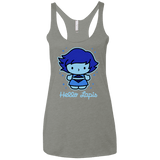 T-Shirts Venetian Grey / X-Small Hello Lapis Women's Triblend Racerback Tank