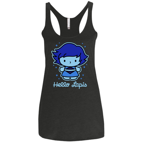 T-Shirts Vintage Black / X-Small Hello Lapis Women's Triblend Racerback Tank