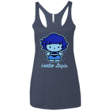 T-Shirts Vintage Navy / X-Small Hello Lapis Women's Triblend Racerback Tank