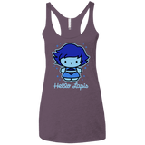 T-Shirts Vintage Purple / X-Small Hello Lapis Women's Triblend Racerback Tank
