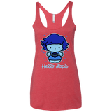 T-Shirts Vintage Red / X-Small Hello Lapis Women's Triblend Racerback Tank