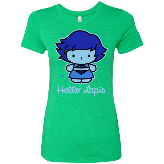 T-Shirts Envy / S Hello Lapis Women's Triblend T-Shirt