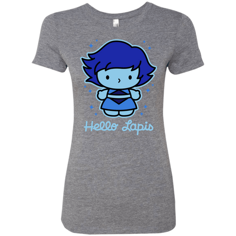 T-Shirts Premium Heather / S Hello Lapis Women's Triblend T-Shirt