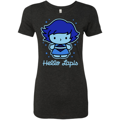 T-Shirts Vintage Black / S Hello Lapis Women's Triblend T-Shirt