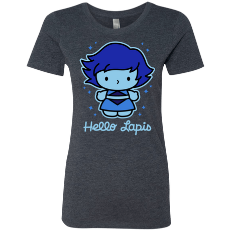 T-Shirts Vintage Navy / S Hello Lapis Women's Triblend T-Shirt
