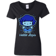 T-Shirts Black / S Hello Lapis Women's V-Neck T-Shirt