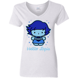 T-Shirts White / S Hello Lapis Women's V-Neck T-Shirt