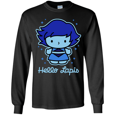 T-Shirts Black / YS Hello Lapis Youth Long Sleeve T-Shirt