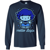T-Shirts Navy / YS Hello Lapis Youth Long Sleeve T-Shirt