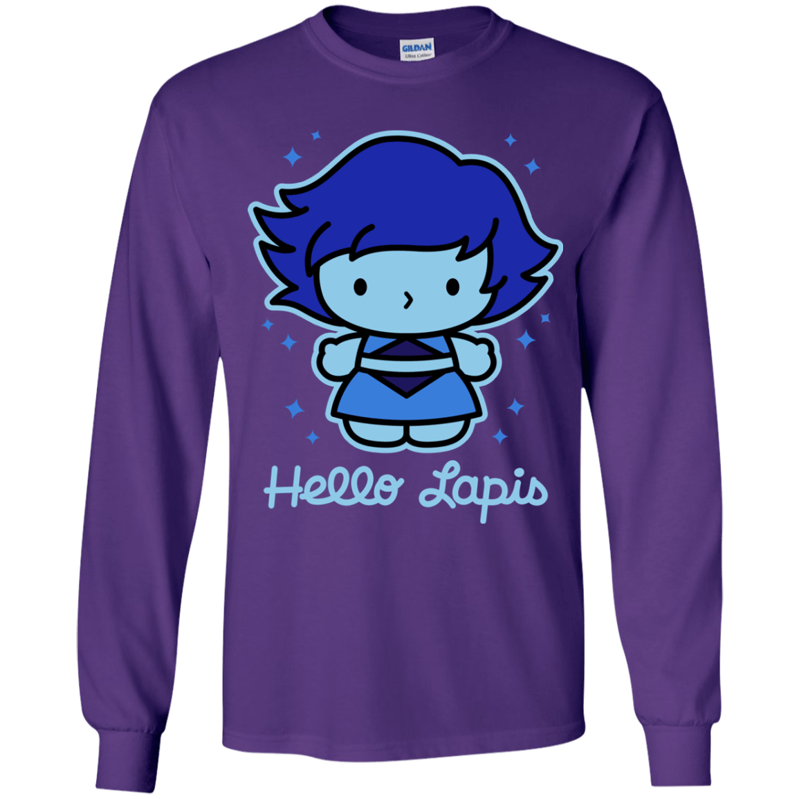 T-Shirts Purple / YS Hello Lapis Youth Long Sleeve T-Shirt