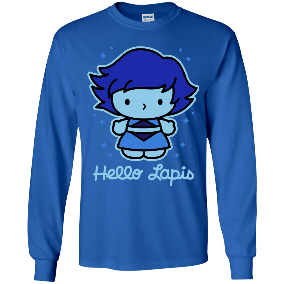 T-Shirts Royal / YS Hello Lapis Youth Long Sleeve T-Shirt
