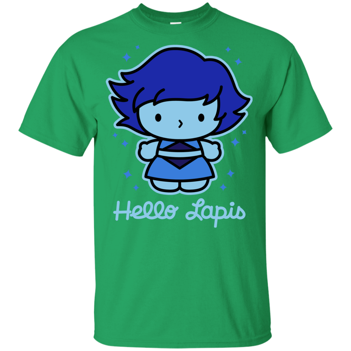 T-Shirts Irish Green / YXS Hello Lapis Youth T-Shirt