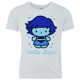 T-Shirts Heather White / YXS Hello Lapis Youth Triblend T-Shirt