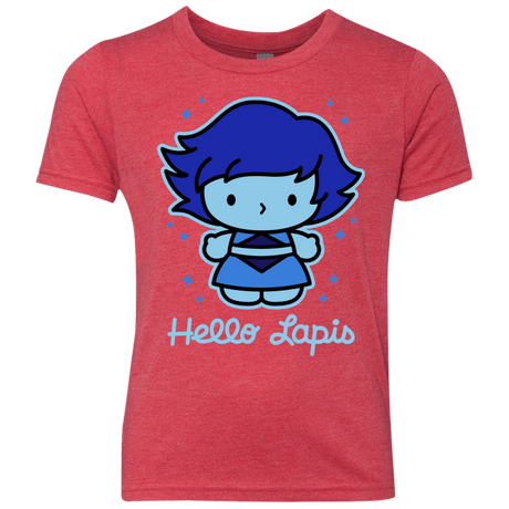 T-Shirts Vintage Red / YXS Hello Lapis Youth Triblend T-Shirt