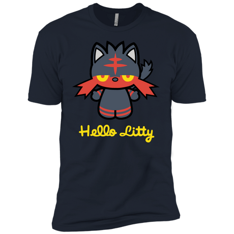 T-Shirts Midnight Navy / YXS Hello Litty Boys Premium T-Shirt