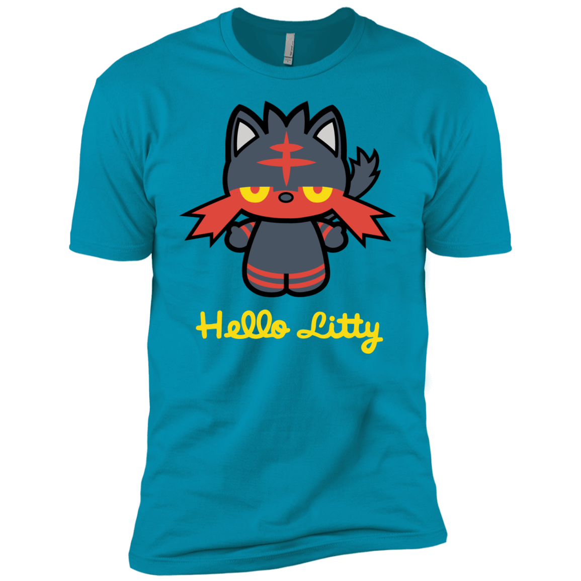 T-Shirts Turquoise / YXS Hello Litty Boys Premium T-Shirt