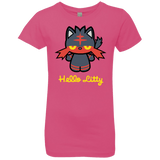 T-Shirts Hot Pink / YXS Hello Litty Girls Premium T-Shirt