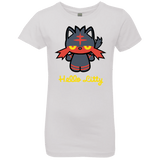 T-Shirts White / YXS Hello Litty Girls Premium T-Shirt