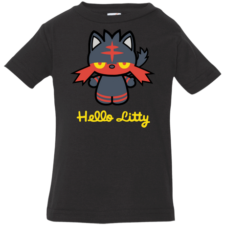 T-Shirts Black / 6 Months Hello Litty Infant Premium T-Shirt