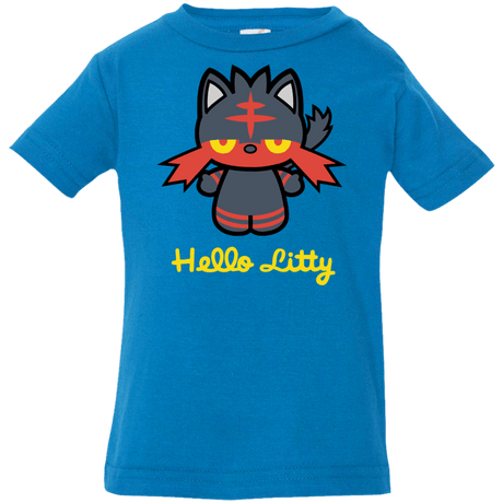 T-Shirts Cobalt / 6 Months Hello Litty Infant Premium T-Shirt