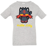 T-Shirts Heather Grey / 6 Months Hello Litty Infant Premium T-Shirt