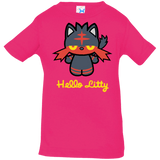 T-Shirts Hot Pink / 6 Months Hello Litty Infant Premium T-Shirt