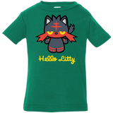 T-Shirts Kelly / 6 Months Hello Litty Infant Premium T-Shirt