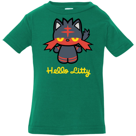 T-Shirts Kelly / 6 Months Hello Litty Infant Premium T-Shirt