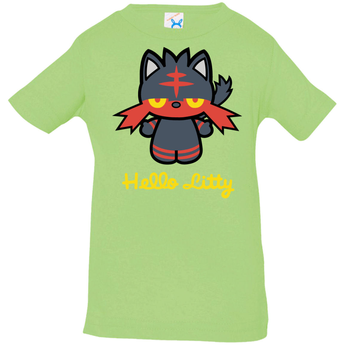 T-Shirts Key Lime / 6 Months Hello Litty Infant Premium T-Shirt